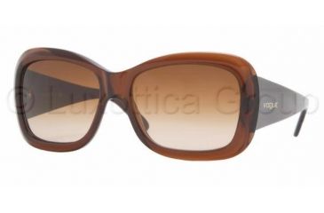 Image of Vogue VO2558S Sunglasses with No-Line Progressive Rx Prescription Lenses, Select Frame Color / Lens Diameter Brown Frame / 56 mm Prescription Lenses