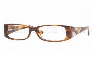 Image of Vogue VO 2583 Eyeglasses, Striped Havana Frame w/ NonRx 49 mm Diameter Lenses, 1693 4915