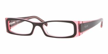Image of Vogue VO2584 Bifocal Eyeglasses - Top Brown-Pink Glitter Frame / 50 mm Prescription Lenses, 1689-5015