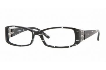 Image of Vogue Eyeglasses VO2595B with No-Line Progressive Rx Prescription Lenses, Select Frame Color / Lens Diameter Black Glitter Frame / 50 mm Prescription Lenses