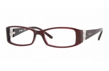 Image of Vogue Eyeglasses VO2595B with No-Line Progressive Rx Prescription Lenses, Select Frame Color / Lens Diameter Wine Frame / 50 mm Prescription Lenses