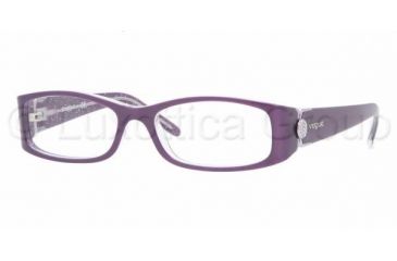 Image of Vogue VO2634B Bifocal Eyeglasses Top Violet-Transparent Glitter Frame / 50 mm Prescription Lenses, 1669-5016