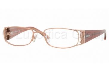 Image of Vogue Eyeglasses VO3661B with No-Line Progressive Rx Prescription Lenses, Select Frame Color / Lens Diameter Orange Frame / 50 mm Prescription Lenses