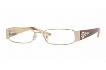Image of Vogue VO3691B SV Prescription Eyeglasses Light Gold Frame / 48 mm Prescription Lenses, 848-4815, Select Frame Color / Lens Diameter Light Gold Frame / 48 mm Prescription Lenses