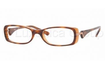 Image of Vogue VO2556 Progressive Eyeglasses - Top Havana-Brown Glitter Frame w/ 50 mm Diameter Lenses, 1624-5016