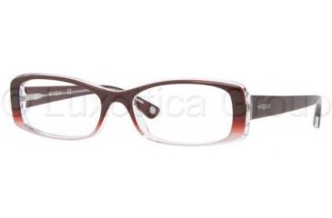 Image of Vogue VO2706 Single Vision Prescription Eyeglasses 1849-5116 - RED/PINK GRADIENT Frame