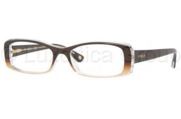 Image of Vogue VO2706 Single Vision Prescription Eyeglasses 1851-5116 - BROWN/SAND GRADIENT Frame
