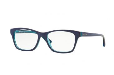 Image of Vogue VO2714 Progressive Prescription Eyeglasses 2278-52 - Bluette/Orange/Azure Tr Frame