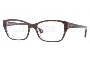 Image of Vogue VO2715 Eyeglass Frames 1944-5218 - Top Havana Violet Frame, Demo Lens Lenses