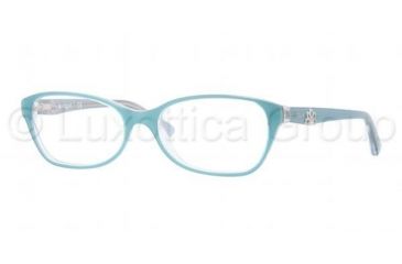 Image of Vogue VO2737 Progressive Prescription Eyeglasses 2009-5216 - Top Light Azure/Pearl Frame, Demo Lens Lenses