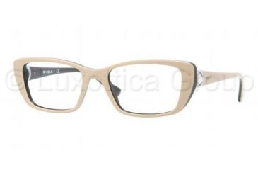 Image of Vogue VO2749H Single Vision Prescription Eyeglasses 1985-5118 - Dark Steel Frame