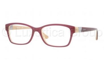 Image of Vogue VO2765B Single Vision Prescription Eyeglasses 1984-5116 - Top Violet / Sand Frame, Demo Lens Lenses