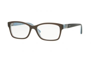 Image of Vogue VO2765B Prescription Eyeglasses 2322-53 - Mud Green/opal Azure Frame