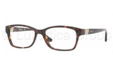 Image of Vogue VO2765B Single Vision Prescription Eyeglasses W656-5116 - Dark Havana Frame