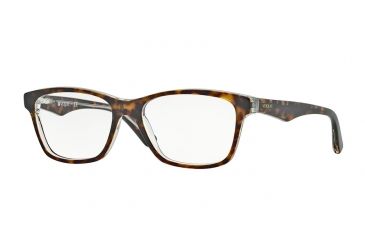 Image of Vogue VO2787 Single Vision Prescription Eyeglasses 1916-51 - Top Havana/Transparent