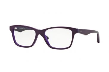 Image of Vogue VO2787 Single Vision Prescription Eyeglasses 2277-51 - Dk Violet/Lilac/Violet Tr Frame