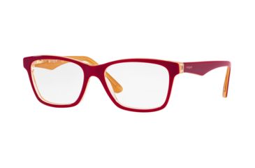 Image of Vogue VO2787 Eyeglass Frames 2772-51 - Top Bordeaux/Yellow/Transp