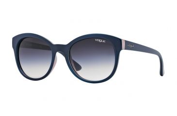 Image of Vogue VO2795S Single Vision Prescription Sunglasses VO2795S-204236-53 - Lens Diameter 53 mm, Frame Color Top Blue/Antique Pink