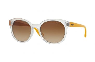 Image of Vogue VO2795S Single Vision Prescription Sunglasses VO2795S-W74513-53 - Lens Diameter 53 mm, Frame Color Transparent Demi Shiny