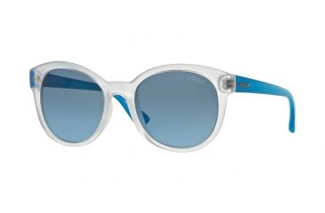Image of Vogue VO2795S Single Vision Prescription Sunglasses VO2795S-W7458F-53 - Lens Diameter 53 mm, Frame Color Transparent Demi Shiny