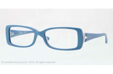 Image of Vogue VO2807B Eyeglass Frames 2075-51 - Light Blue/dark Blue/azure Frame, Demo Lens Lenses
