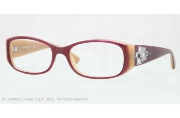 Image of Vogue VO2813B Eyeglass Frames 1984-51 - Top Violet/sand Frame, Demo Lens Lenses