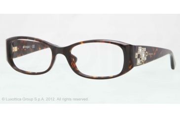 Image of Vogue VO2813B Eyeglass Frames W656-51 - Dark Havana Frame, Demo Lens Lenses