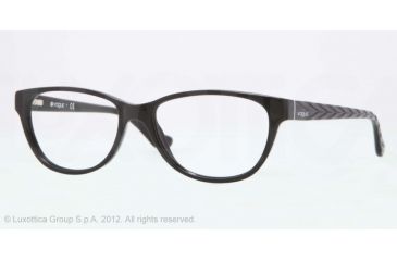 Image of Vogue VO2816 Eyeglass Frames W44-52 - Black Frame, Demo Lens Lenses