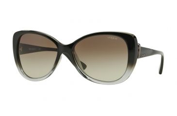 Image of Vogue VO2819S Bifocal Prescription Sunglasses VO2819S-18808E-58 - Lens Diameter 58 mm, Frame Color Top Black Grad Grey Transp