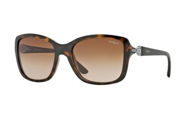 Image of Vogue VO2832SB Single Vision Prescription Sunglasses VO2832SB-W65613-57 - Lens Diameter 57 mm, Frame Color Dark Havana