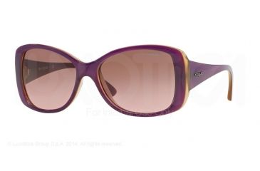 Image of Vogue VO2843S Progressive Prescription Sunglasses VO2843S-226814-56 - Lens Diameter 56 mm, Frame Color Top Tr Violet/Tr Yello