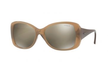 Image of Vogue VO2843S Progressive Prescription Sunglasses VO2843S-25335A-56 - Lens Diameter 56 mm, Frame Color Opal Sand
