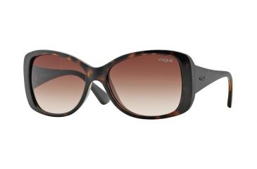 Image of Vogue VO2843S Progressive Prescription Sunglasses VO2843S-W65613-56 - Lens Diameter 56 mm, Frame Color Dark Havana