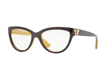 Image of Vogue VO2865 Bifocal Prescription Eyeglasses 2184-52 - Top Brown/perl Light Brown Frame