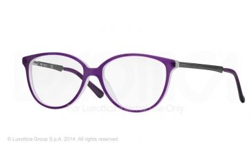 Image of Vogue VO2866 Eyeglass Frames 2170S-55 - Top Matte Violet Transp Frame