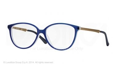 Image of Vogue VO2866 Eyeglass Frames 2171S-55 - Top Matte Blue Transp Frame
