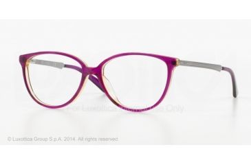 Image of Vogue VO2866 Eyeglass Frames 2268-55 - Top Tr Violet/Tr Yello Frame