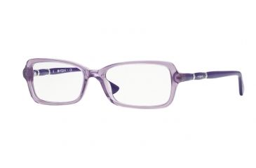 Image of Vogue VO2888B Single Vision Prescription Eyeglasses 2195-52 - Opal Violet Transparent Frame