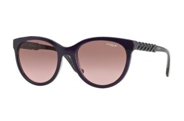 Image of Vogue VO2915S Sunglasses 22618H-53 - Top Violet/Glietter Violet Frame, Violet Gradient Lenses