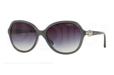 Image of Vogue VO2916SB Sunglasses 226536-58 - Grey Violet Frame, Pink Gradient Dark Grey Lenses