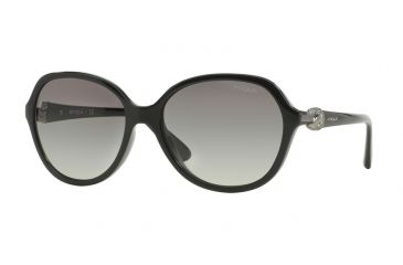 Image of Vogue VO2916SB Sunglasses W44/11-58 - Black Frame, Gray Gradient Lenses