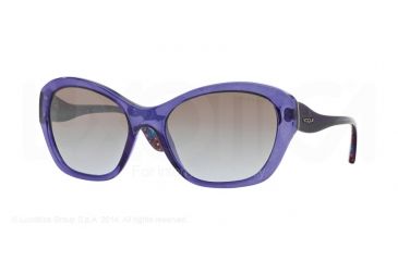 Image of Vogue VO2918S Single Vision Prescription Sunglasses VO2918S-225894-56 - Lens Diameter 56 mm, Frame Color Trnsparent Violet