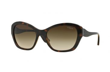 Image of Vogue VO2918S Single Vision Prescription Sunglasses VO2918S-W65613-56 - Lens Diameter 56 mm, Frame Color Dark Havana