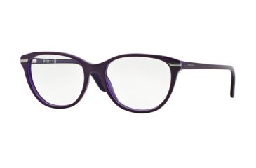 Image of Vogue VO2937F Eyeglass Frames 2277-53 - Dk Violet/Lilac/Violet Tr Frame