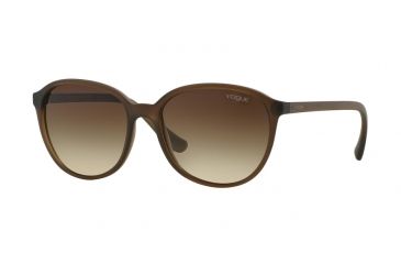 Image of Vogue VO2939S Progressive Prescription Sunglasses VO2939S-228013-55 - Lens Diameter 55 mm, Frame Color Transparent Light Brown