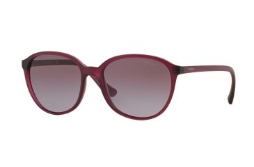 Image of Vogue VO2939S Progressive Prescription Sunglasses VO2939S-22828H-55 - Lens Diameter 55 mm, Frame Color Transparent Cyclamen