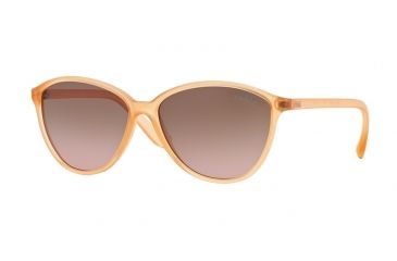 Image of Vogue VO2940S Sunglasses 180814-58 - Transparent Orange Frame, Pink Gradient Brown Lenses