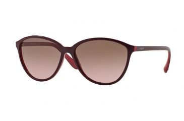 Image of Vogue VO2940SM Single Vision Prescription Sunglasses VO2940SM-229514-58 - Lens Diameter 58 mm, Frame Color Top Purple/Opal Pink