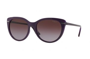 Image of Vogue VO2941S Sunglasses 22778H-56 - Top Dk Violet/Violet Transp Frame, Violet Gradient Lenses