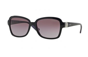 Image of Vogue VO2942SB Single Vision Prescription Sunglasses VO2942SB-13128H-55 - Lens Diameter 55 mm, Frame Color Dark Violet/Opal Lilac